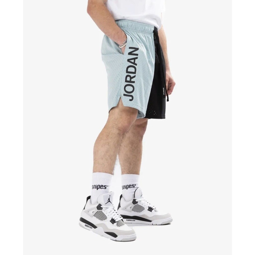 NIKE Air Jordan Jumpman Dri-FIT Sport Mesh Graphic Shorts DM1815-366 Men's Large